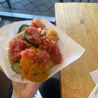 pita at Maoz - Damrak in Amsterdam