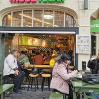 From the outside at Maoz - Damrak in Amsterdam