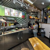   at Maoz - Damrak in Amsterdam