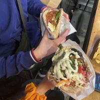   at Maoz - Damrak in Amsterdam