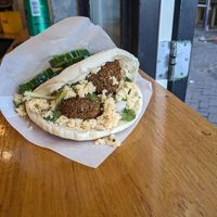  at Maoz - Damrak in Amsterdam