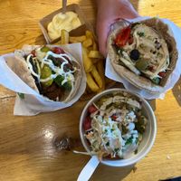   at Maoz - Damrak in Amsterdam