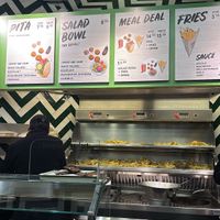   at Maoz - Damrak in Amsterdam