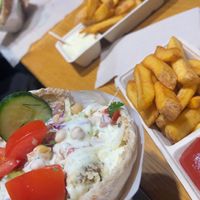   at Maoz - Damrak in Amsterdam