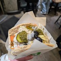  at Maoz - Damrak in Amsterdam