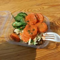 Falafel salad at Maoz - Damrak in Amsterdam