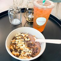 Creamy protein choc bowl at Craving in Bergen