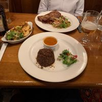 Nutroast(bottom) and Boxty(top). Even the side salads were tasty and dressed with vegan dressing. Not pictured: vegan bread and soup to start    at Bricín Restaurant and Boxty House in Killarney