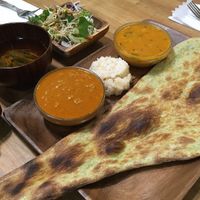 Menu set at Shama Vegetarian Indian Restaurant in Osaka