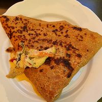 Vegan Thai crêpe at Crêperie Bach & Buck in Biel