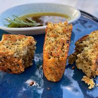 Gluten-free lentil bread.  at İncir Kayaköy - Maybe closed in Mugla