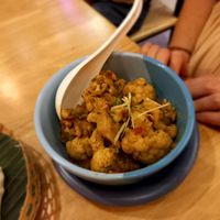 Aloo gobhi (minus aloo) #Veganuary at Chai "N" Thai in Chiang Mai