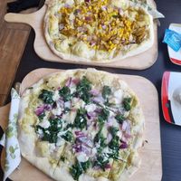 Leckerer Flammkuchen at DorffLaden Bremen in Bremen