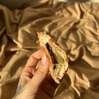 A lot of chocolate inside!   at CroisSants in Barcelona