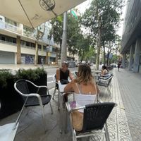 Terrace  at CroisSants in Barcelona