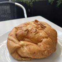 No-ham and vegan cheese  at CroisSants in Barcelona