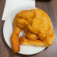 Vegan croissant  at CroisSants in Barcelona