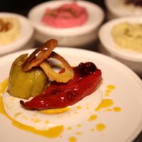 stuffed pepper at Sisters' Plant Based in Goreme