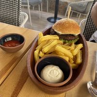 Soy burger   at Sisters' Plant Based in Goreme