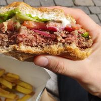 Impossible Burger in April 2021 at Black Tap Craft Burgers & Beer in Zurich