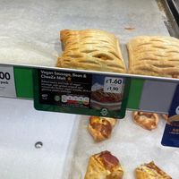 Vegan sausage, beans and cheese bake.  at Greggs in Rainham