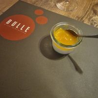 Pannacotta al cocco at Bolle Pizzeria in Monza