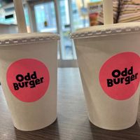 Creamsicle and chocolate milkshakes at Odd Burger in Waterloo