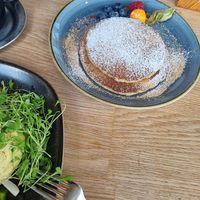 Vegan pancakes at Bloomell in Olten