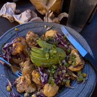 Roasted veggie bowl - without chili crema and crispy tortilla strips  at Taco Mundo Kitchen y Cantina in North Myrtle Beach