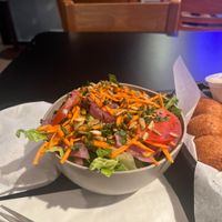 Delicious side saladd  at Fry Like An Eagle in Chicago