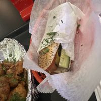 Vegan dog  at Fry Like An Eagle in Chicago
