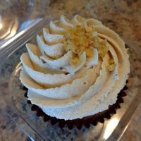 Carrot cake cupcake. at Totally Sweet in Cleveland