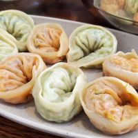 Vegetable dumplings at Daom Noodle 다옴국수 in Seoul
