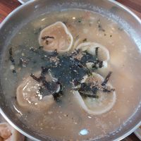 Rice cakes and dumplings at Daom Noodle 다옴국수 in Seoul