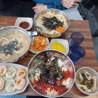 An absolute feast! at Daom Noodle 다옴국수 in Seoul