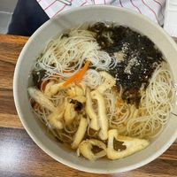 Korean traditional noodles - a little bland for my taste  at Daom Noodle 다옴국수 in Seoul