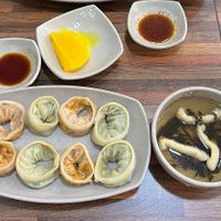 Vegetarian dumplings at Daom Noodle 다옴국수 in Seoul