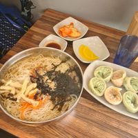 Korean traditional noodles & dumplings  at Daom Noodle 다옴국수 in Seoul