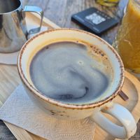 Americano because I don't pay extra for milk at BYOKO in Malaga