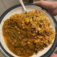 Vegan Chyck’n Biriyani  at Haweli of Ealing in West London
