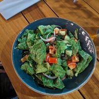 Village salad at Cafe Central in Ayia Napa