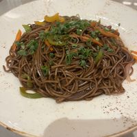 Teriyaki noodle bowl  at Cafe Central in Ayia Napa