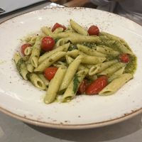 Pesto penne  at Cafe Central in Ayia Napa