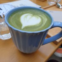 Matcha latte at Balance coffee & wine in Znojmo