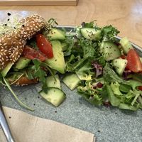 Bagel without egg   at Balance coffee & wine in Znojmo