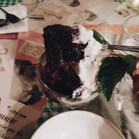 Chocolate lava cake at Veggie4Love in Hong Kong Island