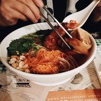 Oakland Breeze noodles (with soup) at Veggie4Love in Hong Kong Island