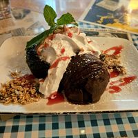 Chocolate souffle at Veggie4Love in Hong Kong Island