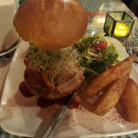 'The Drama Queen' burger at Veggie4Love in Hong Kong Island