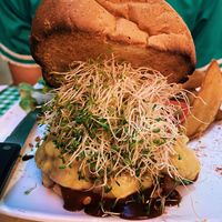 Kobe Burger with cheesee  at Veggie4Love in Hong Kong Island